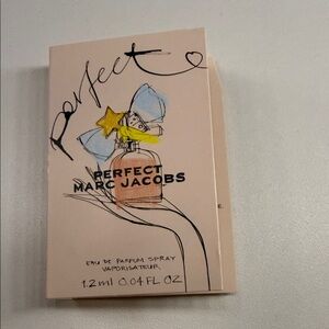 Marc Jacobs Perfect Perfume with Blue and Yellow Accents